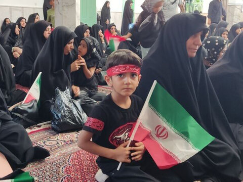 تصاویر/ گردهمایی کودکان عاشورایی در شهر سریش آباد