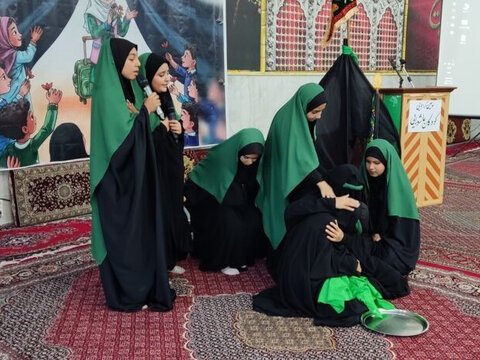 تصاویر/ گردهمایی کودکان عاشورایی در شهر سریش آباد