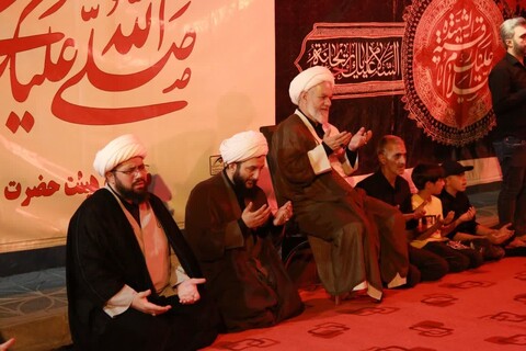 تصاویر / حضور امام جمعه اسدآباد در در هیئت‌های مذهبی