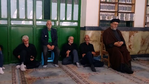 تصاویر / حضور امام جمعه میانه در هیات ثارالله میانه