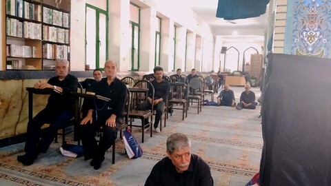 تصاویر / حضور امام جمعه میانه در هیات ثارالله میانه