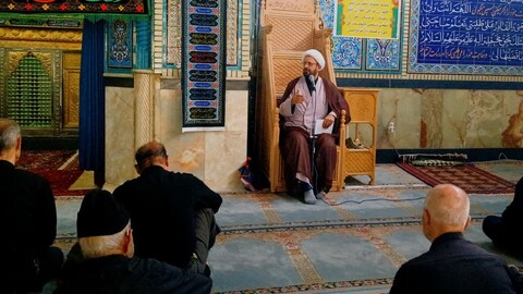 تصاویر / حضور امام جمعه میانه در هیات ثارالله میانه