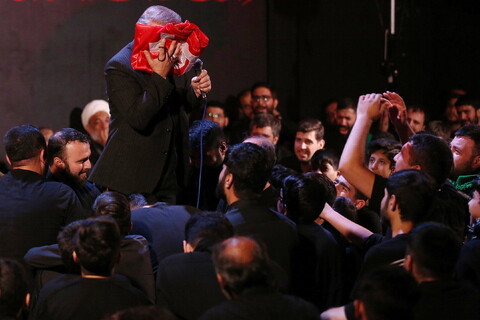 تصاویر/ عزاداری دهه اول محرم هیئت متوسلین به حضرت علی اصغر(ع) در مجموعه خانه مهندس قم