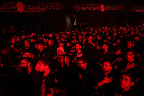 تصاویر/ عزاداری دهه اول محرم هیئت متوسلین به حضرت علی اصغر(ع) در مجموعه خانه مهندس قم