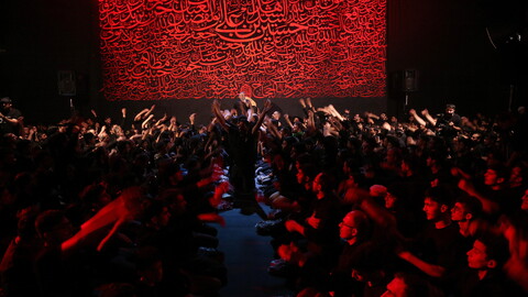 تصاویر/ عزاداری دهه اول محرم هیئت متوسلین به حضرت علی اصغر(ع) در مجموعه خانه مهندس قم