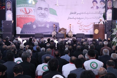 تصاویر|مراسم گرامیداشت سپهبد شهید حاج حسین سلامی در گلپایگان