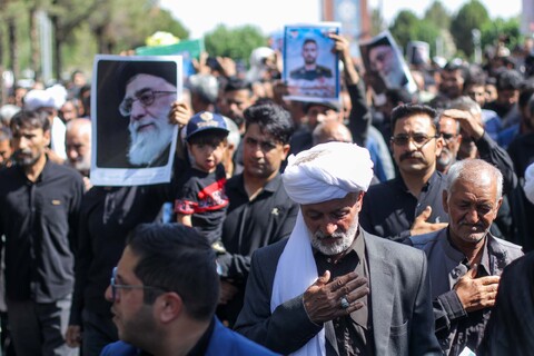 تشییع شهید اسماعیل نادی در سربیشه