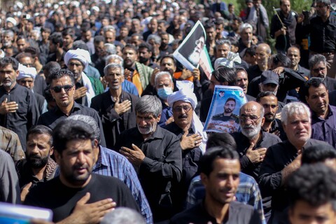 تشییع شهید اسماعیل نادی در سربیشه