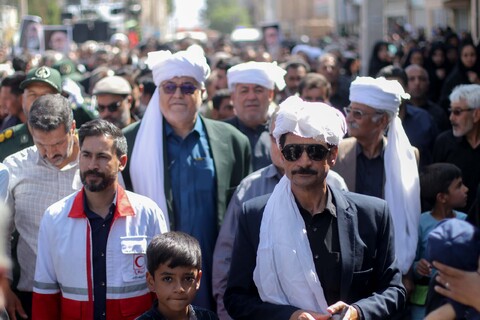 تشییع شهید اسماعیل نادی در سربیشه