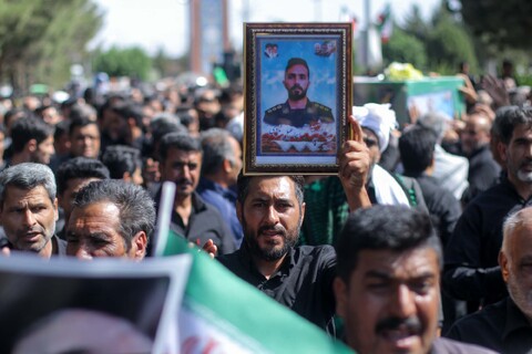 تشییع شهید اسماعیل نادی در سربیشه