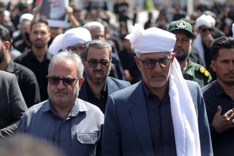 تشییع شهید اسماعیل نادی در سربیشه