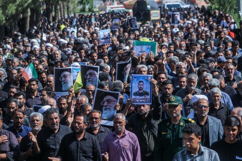 تشییع شهید اسماعیل نادی در سربیشه