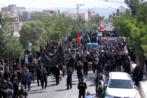 تشییع شهید اسماعیل نادی در سربیشه