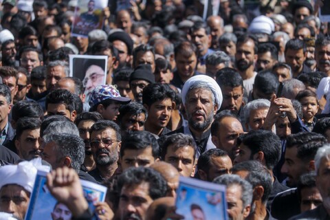 تشییع شهید اسماعیل نادی در سربیشه