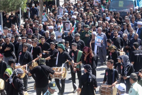 تشییع شهید اسماعیل نادی در سربیشه