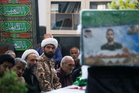 تصاویر| مراسم وداع با شهید مدافع اقتدار ملی در سربیشه