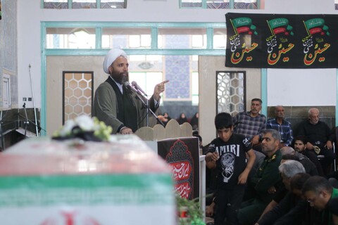 تصاویر| مراسم وداع با شهید مدافع اقتدار ملی در سربیشه