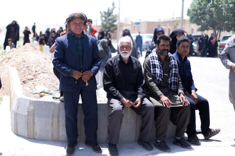 تصاویر| مراسم تشییع و تدفین شهید اقتدار ملی در روستای چاه خو سربیشه