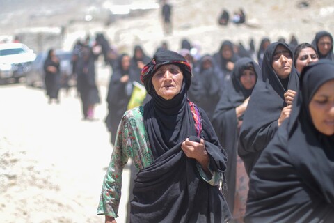 تصاویر| مراسم تشییع و تدفین شهید اقتدار ملی در روستای چاه خو سربیشه