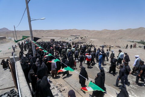 تصاویر| مراسم تشییع و تدفین شهید اقتدار ملی در روستای چاه خو سربیشه