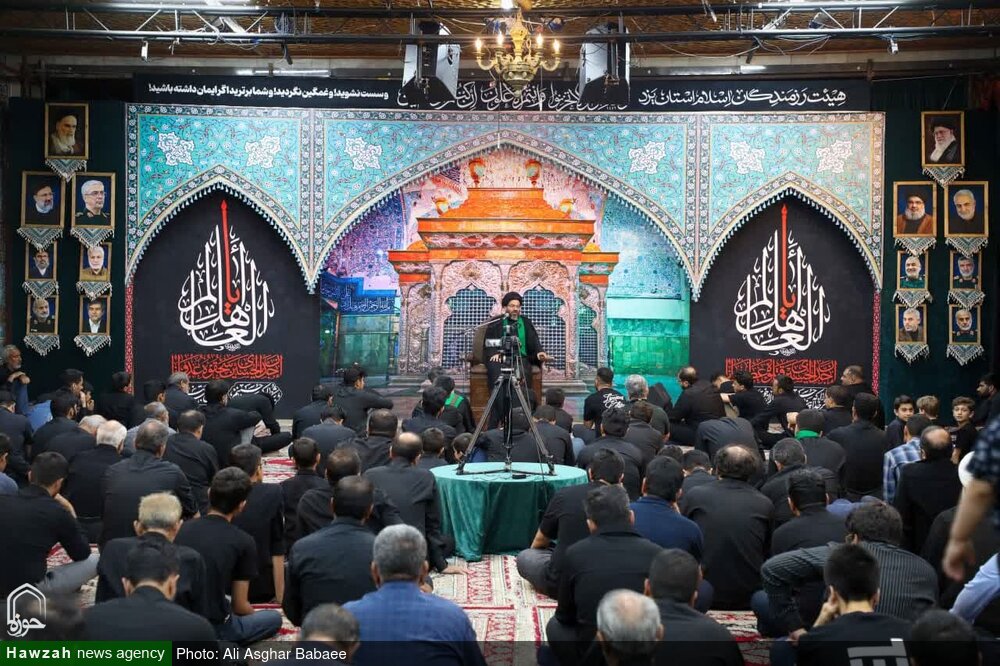 تصاویر/ عزاداری دهه اول محرم در هیئت رزمندگان اسلام یزد
