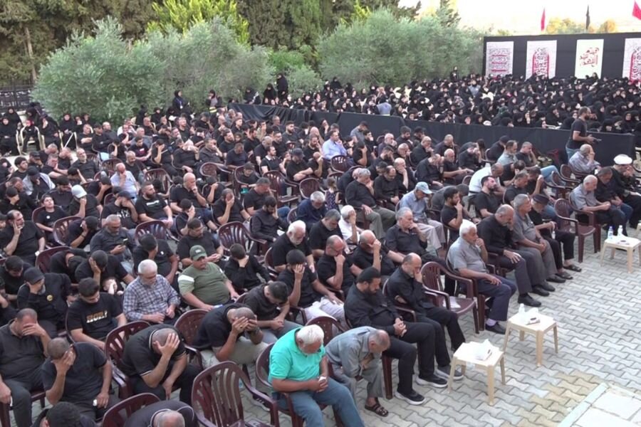 حال و هوای عاشورایی مردم لبنان در ایام محرم،عزاداری در سایه نقض آتش بس دشمن + عکس