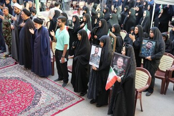 مراسم عزاداری ماه محرم و گرامیداشت شهدای اقتدار در خرم آباد