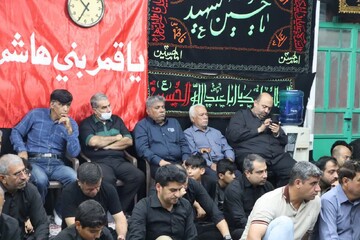 تصاویر/ حال و هوای محرم در خارگ در ایام محرم