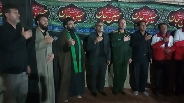 تصاویر/ حضور امام جمعه شهرستان آبدانان در هیئت حضرت علی اصغر