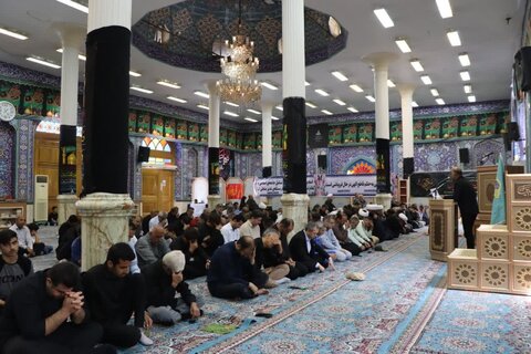 تصاویر/ عزاداری محرم در مصلی جمعه خارگ