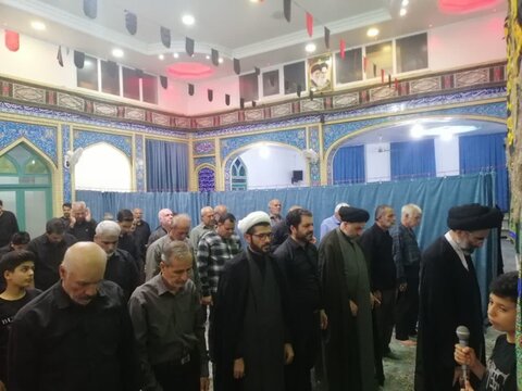 تصاویر/ حضورنماینده ولی فقیه درهیئات عزاداری محرم نوش آباد