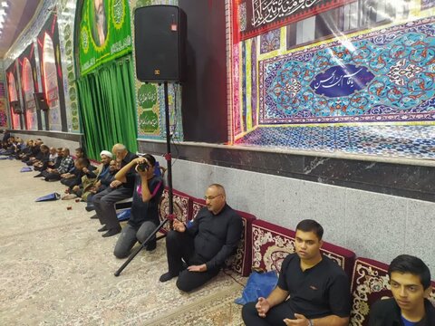 تصاویر/ حضورنماینده ولی فقیه درهیئات عزاداری محرم نوش آباد