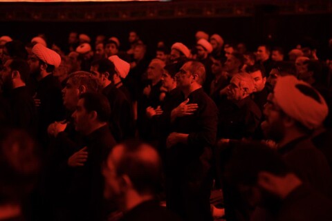 تصاویر/ مراسم عزاداری شب ششم محرم هیئت فاطمیون ارومیه