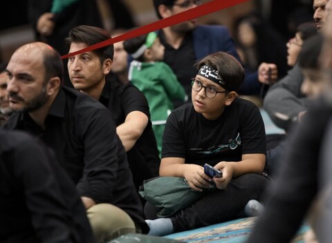 تصاویر/ مراسم عزاداری شب ششم محرم هیئت فاطمیون ارومیه