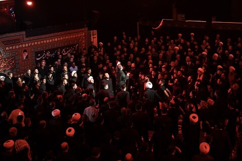 تصاویر/ مراسم عزاداری شب ششم محرم هیئت فاطمیون ارومیه