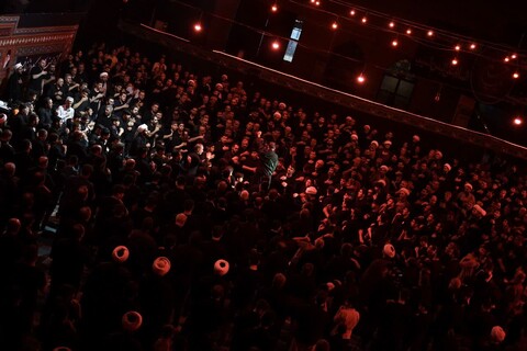 تصاویر/ مراسم عزاداری شب ششم محرم هیئت فاطمیون ارومیه