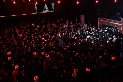 تصاویر/ مراسم عزاداری شب ششم محرم هیئت فاطمیون ارومیه