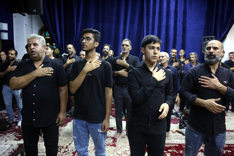 تصاویر/ مراسم عزاداری دهه اول محرم لر زبانان مقیم قم