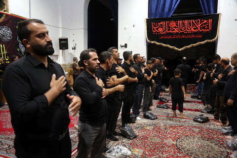 تصاویر/ مراسم عزاداری دهه اول محرم لر زبانان مقیم قم