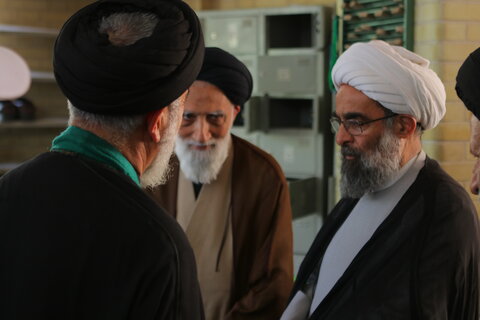 مراسم عزاداری روز ششم ماه محرم در مدرسه علمیه آیت الله آخوند (ره) برگزار شد