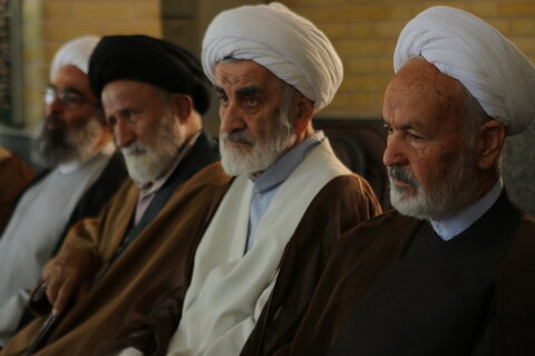 مراسم عزاداری روز ششم ماه محرم در مدرسه علمیه آیت الله آخوند (ره) برگزار شد