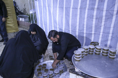 تصاویر| برپایی هیئت خانگی امام حسن(ع) در شیراز