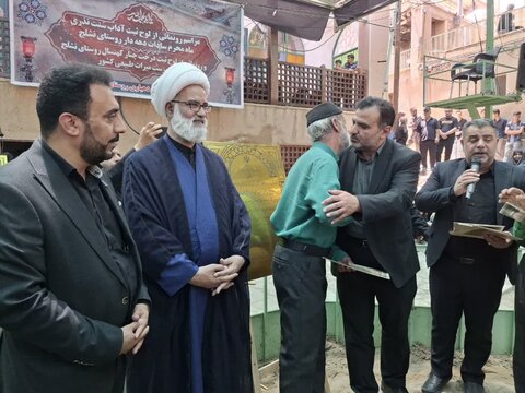 تصاویر/ تجلیل از سادات دهه دار محرم روستای نشلج کاشان