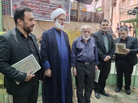 تصاویر/ تجلیل از سادات دهه دار محرم روستای نشلج کاشان