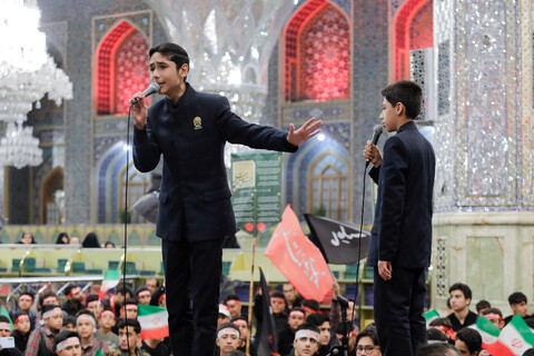 تصاویر/ ویژه برنامه احلی من العسل در حرم مطهر رضوی