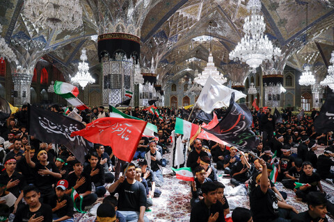 تصاویر/ ویژه برنامه احلی من العسل در حرم مطهر رضوی