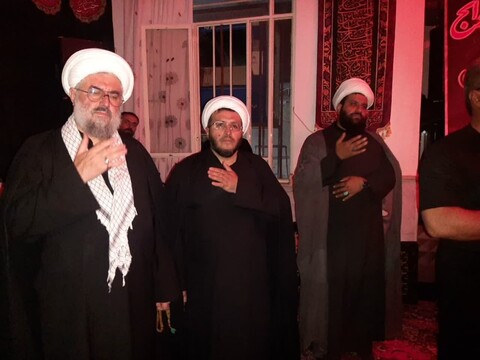 تصاویر / حضور امام جمعه ملایر در هیئت‌های عزاداری