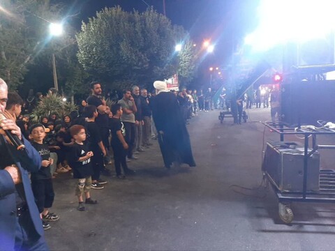 تصاویر / حضور امام جمعه ملایر در هیئت‌های عزاداری