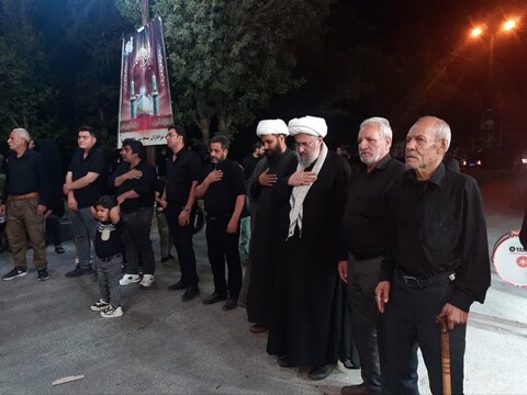 تصاویر / حضور امام جمعه ملایر در هیئت‌های عزاداری