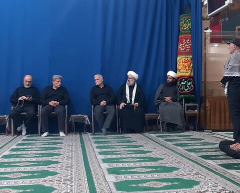 تصاویر / حضور امام جمعه ملایر در هیئت‌های عزاداری